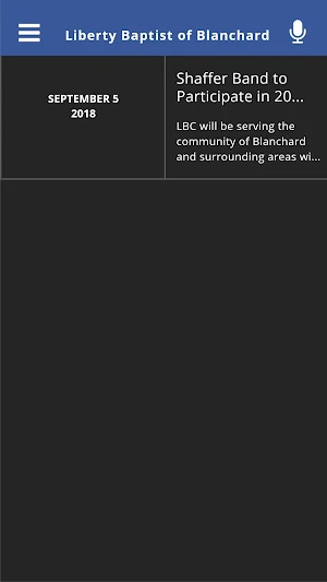 Liberty Baptist of Blanchard Screenshot 0