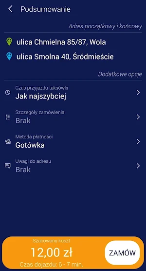 Tanie-Taxi Screenshot 2