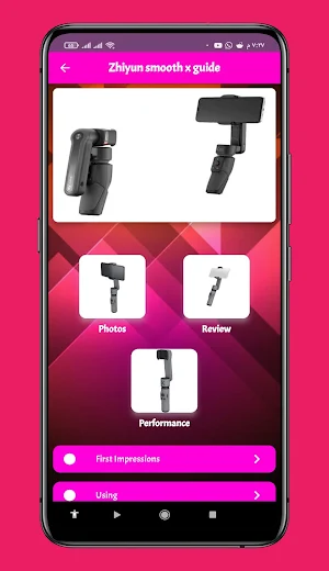 Zhiyun Smooth X Guide Screenshot 0