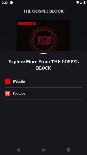 THE GOSPEL BLOCK RADIO STATION Screenshot 2