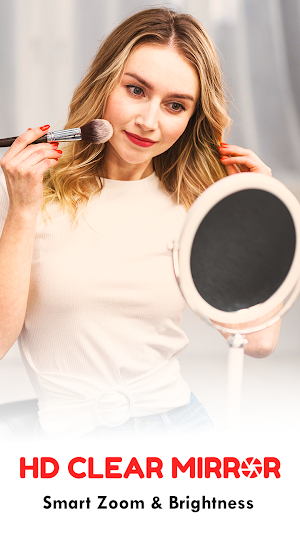 HD Clear Mirror: Smart Zoom & Brightness Screenshot 0