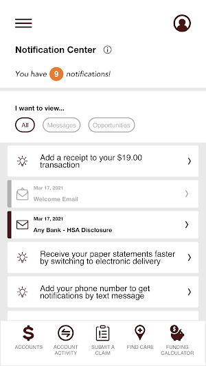 BMA Health Spending Account Screenshot 3