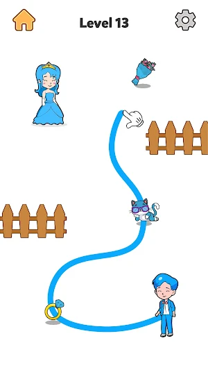 Draw Line Puzzle: Mini Games Screenshot 3