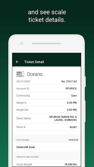 Farmers Grain Co-Dorans Screenshot 2
