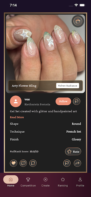 NailRanks Screenshot 2