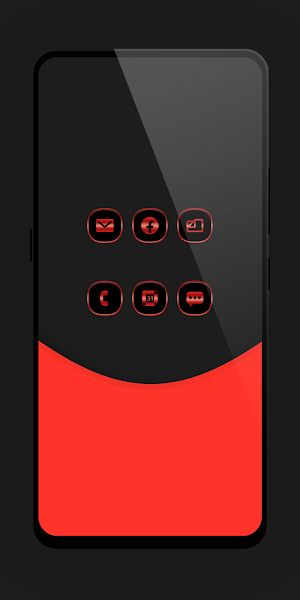 Dazzling Red Icon Pack Screenshot 2