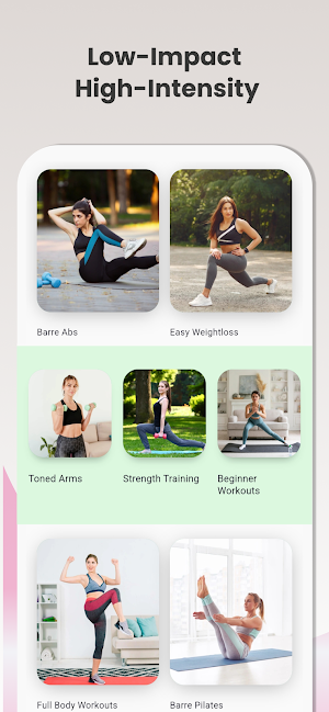 Barre Workout: Pilates App Screenshot 2