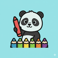 Cute Kids Coloring Game: 4-10y