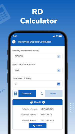 Loan EMI Calculator Screenshot 2