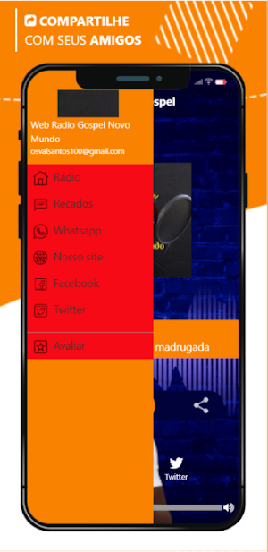 Web Radio Gospel Novo Mundo Screenshot 3