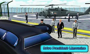 US President Escort Helicopter: Air Force VTOL 3D Screenshot 2