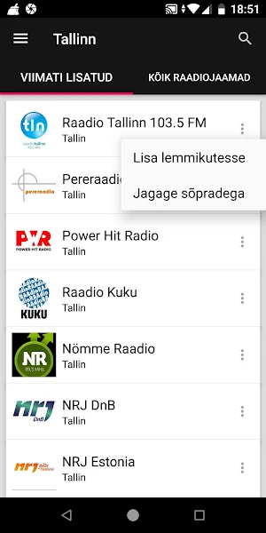 Tallinn Radio Stations - Estonia Screenshot 1