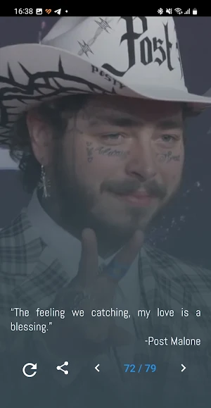 Post Malone Quotes and Lyrics Screenshot 2