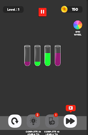 Multi Color Water Sort -Puzzle Screenshot 2