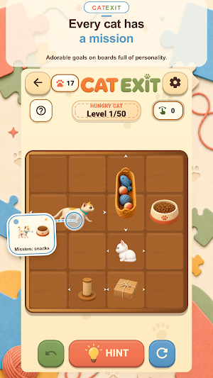 Cat Exit: Logic Puzzle Screenshot 3