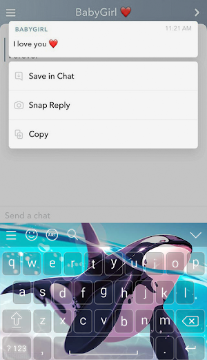 Orca Whale Keyboard Theme 2021 Screenshot 1