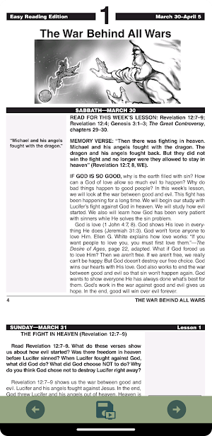 Easy Reading Sabbath School Screenshot 2