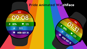 Pride Animated Watch Face Screenshot 1
