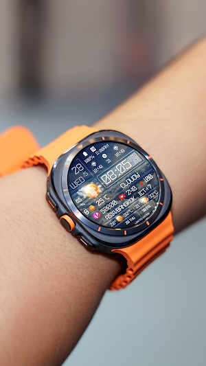 N-SPORT747 Digital Watch Face Screenshot 3
