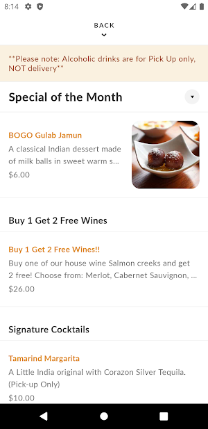 Little India Restaurant & Bar Screenshot 2