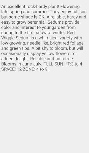 Sedum Red Wiggle Screenshot 3