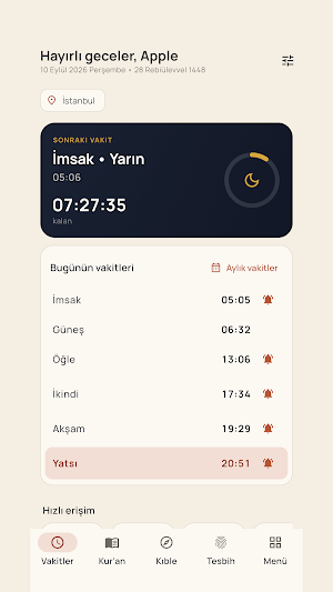Namaz Vaktin Screenshot 0