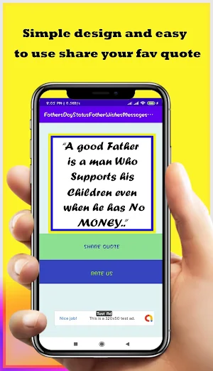 Happy father's day status and  Screenshot 1