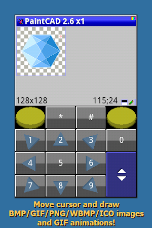 PaintCAD pixel art editor Screenshot 1