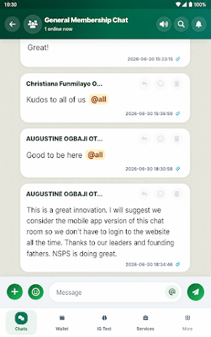 NSPSConnect Screenshot 1