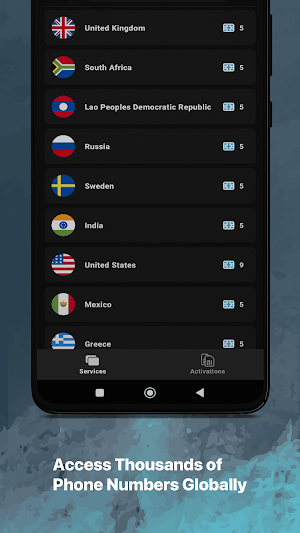 VSim - SMS Virtual Screenshot 1
