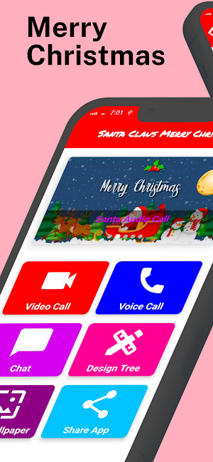 Santa call Merry Christmas Screenshot 0