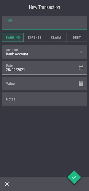 MoneyBook Screenshot 3