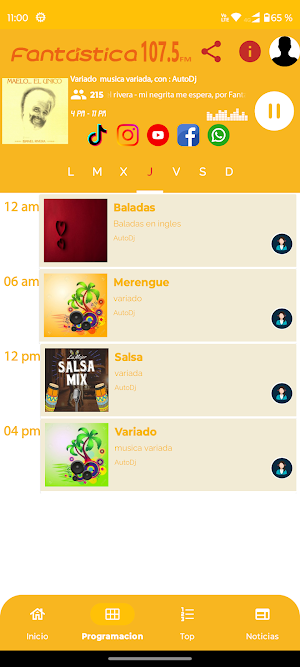 Radio Fantastica 107.5 FM Screenshot 3
