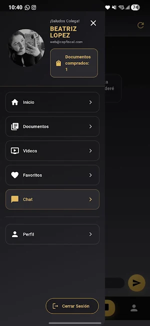 Capfiscal App Screenshot 2