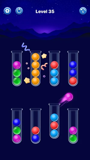 Color Balls: Sort Puzzle Game Screenshot 1