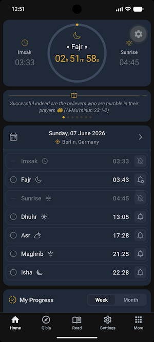 Nejon: Islamic Prayer & Quran Screenshot 0