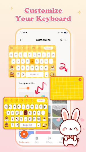 Aa+ Font Keyboard: Theme, Font Screenshot 3