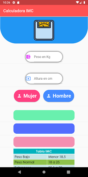 Calculadora de IMC Screenshot 3