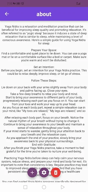 Yoga Nidra for sleep Screenshot 1