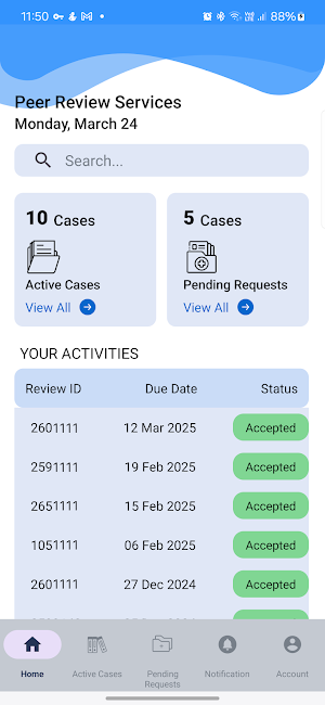 PRS Mobile Screenshot 1