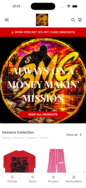 3MG Merch Screenshot 0