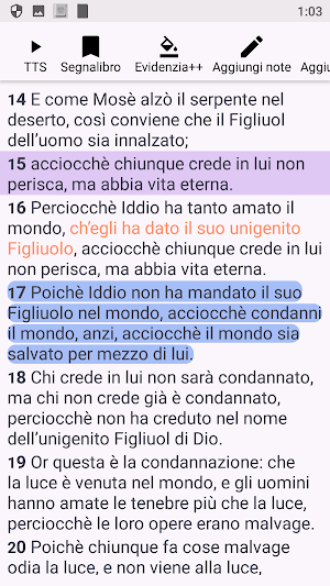 Diodati Bibbia, Italian Bible Screenshot 1