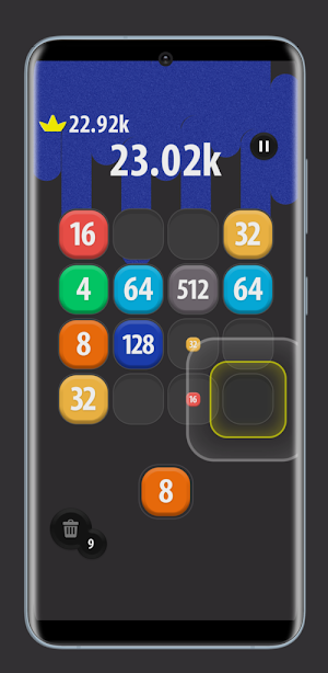 Mushin 2048 Merge Screenshot 3