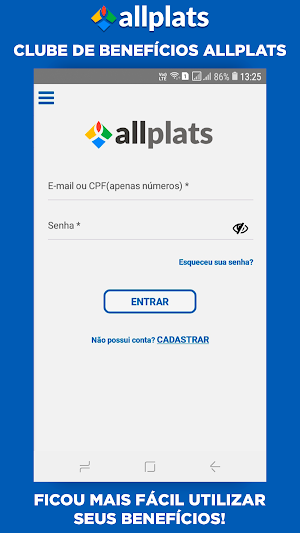 Clube de Benefícios Allplats Screenshot 0