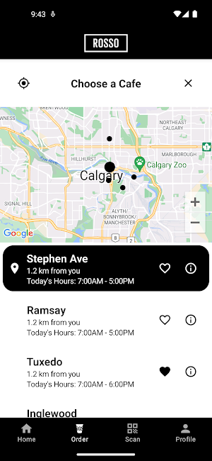 Rosso Coffee Roasters Screenshot 1
