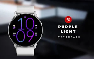 Purple Light Watch Face screenshot 1