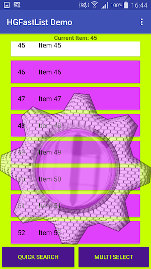 HGFastList Open Source Screenshot 0