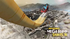 Impossible Mega Ramp Stunts 3D Screenshot 1