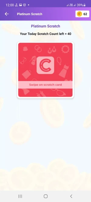 Scratch Won App - Daily Reward Screenshot 1