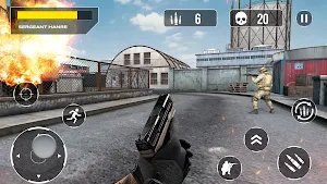 FPS Shooting Commando Warfare: Secret Mission game Screenshot 2